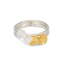 Tomfoolery Electra Triple Ring Stack Hot
