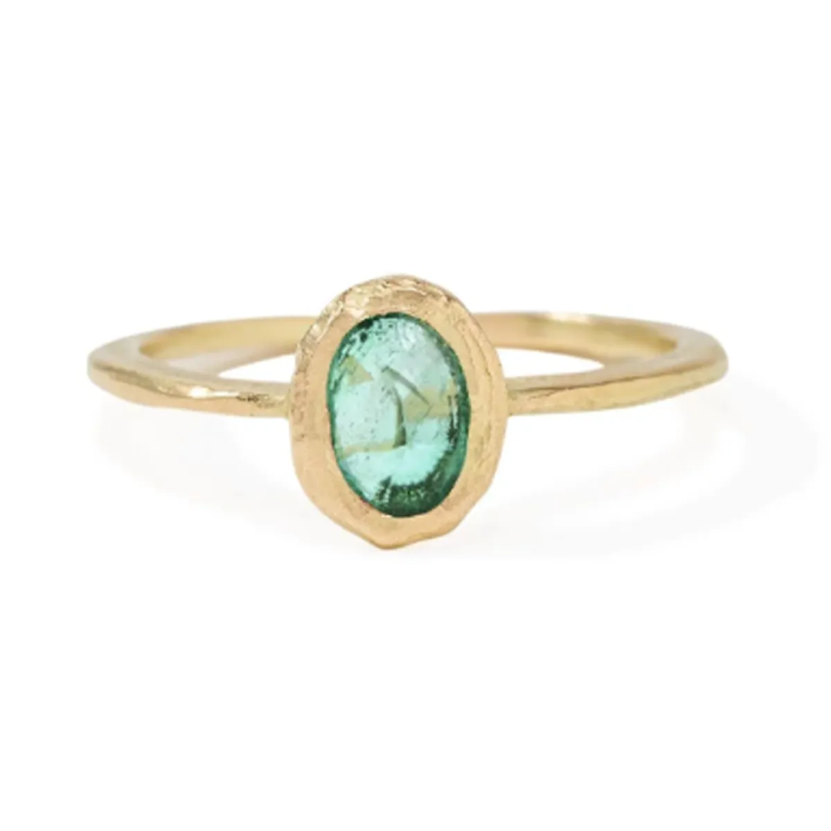 Tomfoolery Emerald Oval Stone Ring Online
