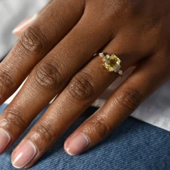 Tomfoolery Empire Yellow Sapphire Ring Discount