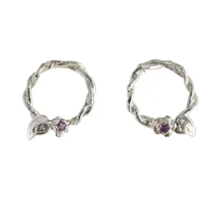 Tomfoolery Entwined Vine Circle Studs Clearance
