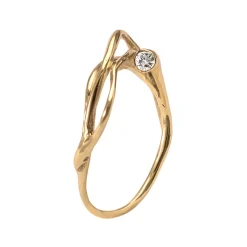 Tomfoolery Era I Band 18ct Yellow Gold & Diamond Best