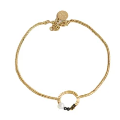 Tomfoolery Esma Gold, Spinel & Pearl Bracelet Discount