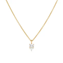 Tomfoolery Eugenie White Diamond Pendant Clearance