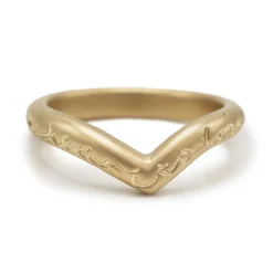 Tomfoolery “Every Heart To Love Will Come” Curved Wedding Band Best