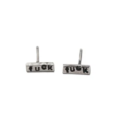 Tomfoolery F – Studs in Silver Best