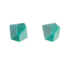 Tomfoolery Faceted Glass Stud Earrings Outlet