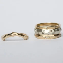 Tomfoolery Faceted 4.5mm Wedding Band Clearance