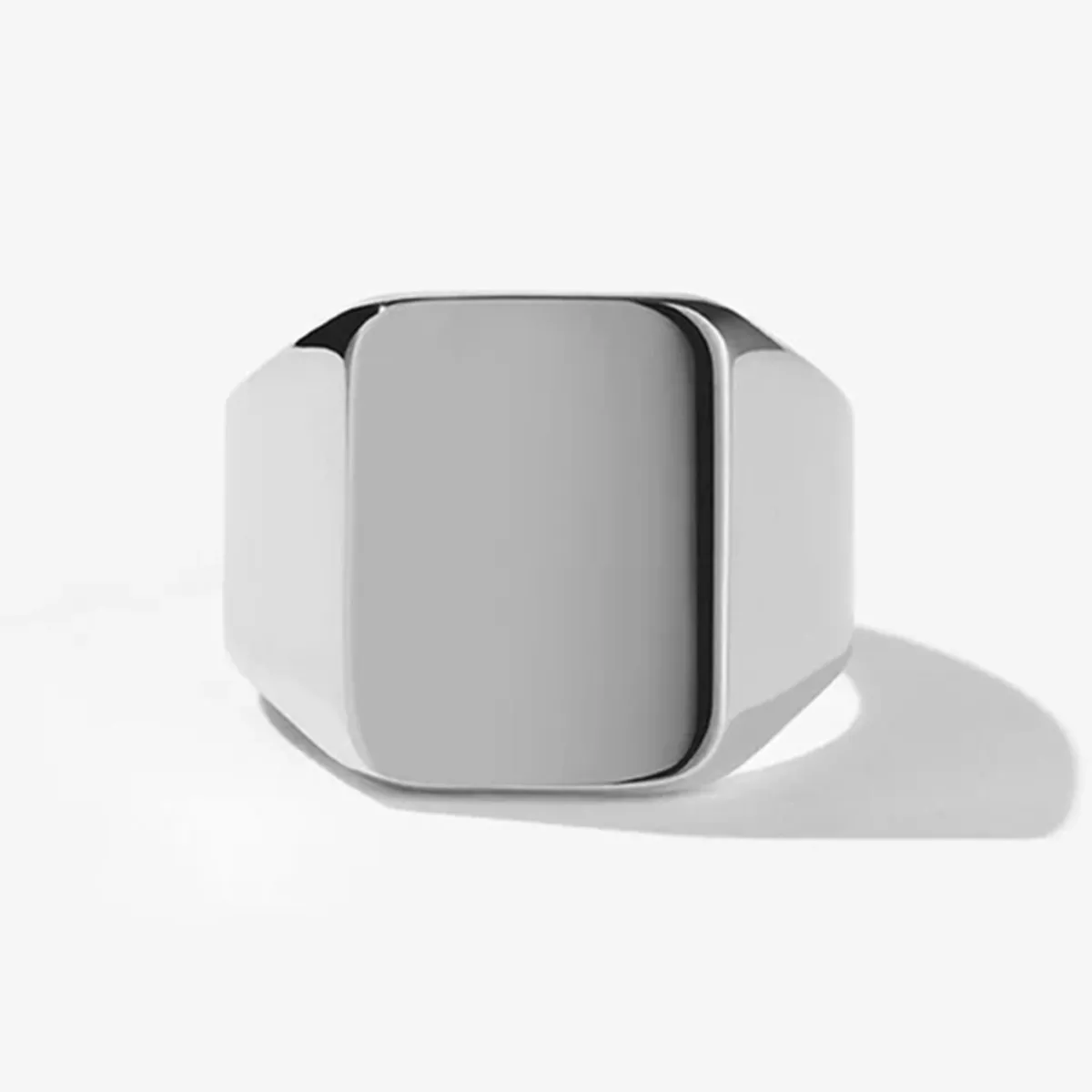 Tomfoolery Fairfax Silver Signet Ring Hot