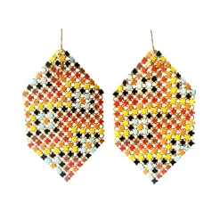 Tomfoolery Festival Mesh Drop Earrings Outlet