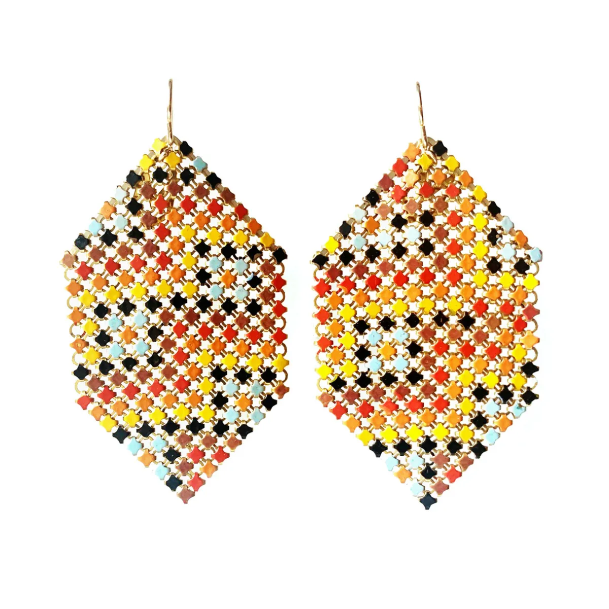 Tomfoolery Festival Mesh Drop Earrings Outlet