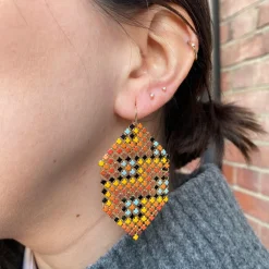 Tomfoolery Festival Mesh Drop Earrings Outlet