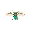 Tomfoolery Field Bee Beaded Sequin Brooch Fashion
