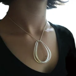 Tomfoolery Fig Multi Silver Pendant Fashion