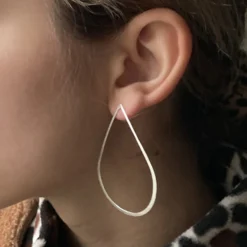 Tomfoolery Fig Silver Drop Earrings Sale
