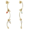 Tomfoolery Fiore Long Bead Drop Earrings Clearance