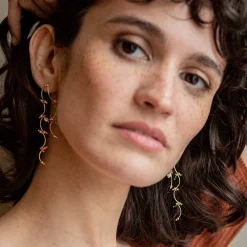 Tomfoolery Fiore Long Bead Drop Earrings Clearance