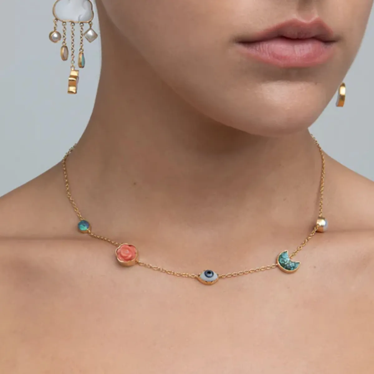 Tomfoolery Five Mini Charm Necklace Best