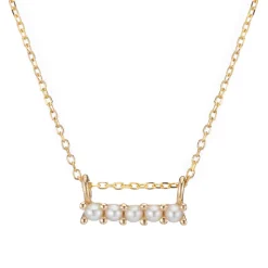 Tomfoolery Five Pearl Necklace Clearance
