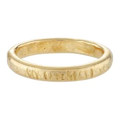 Tomfoolery Florence Yellow Gold Wedding Band Best