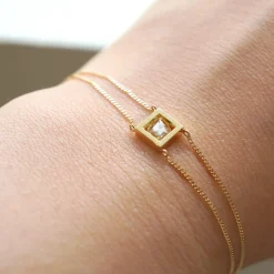 Tomfoolery Frame Diamond Bracelet Clearance