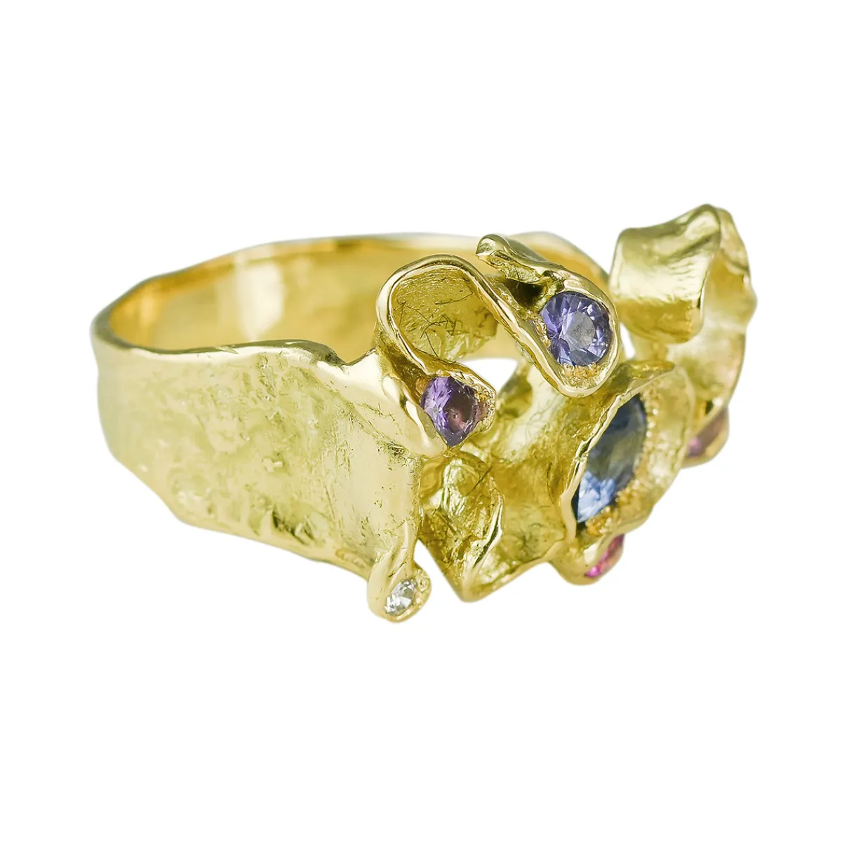 Tomfoolery Furbelow Bouquet Art Ring Outlet