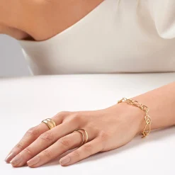 Tomfoolery Gaia Bracelet Gold Plated Fashion