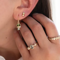 Tomfoolery Gea Cairn Tourmaline Drop Earrings Fashion