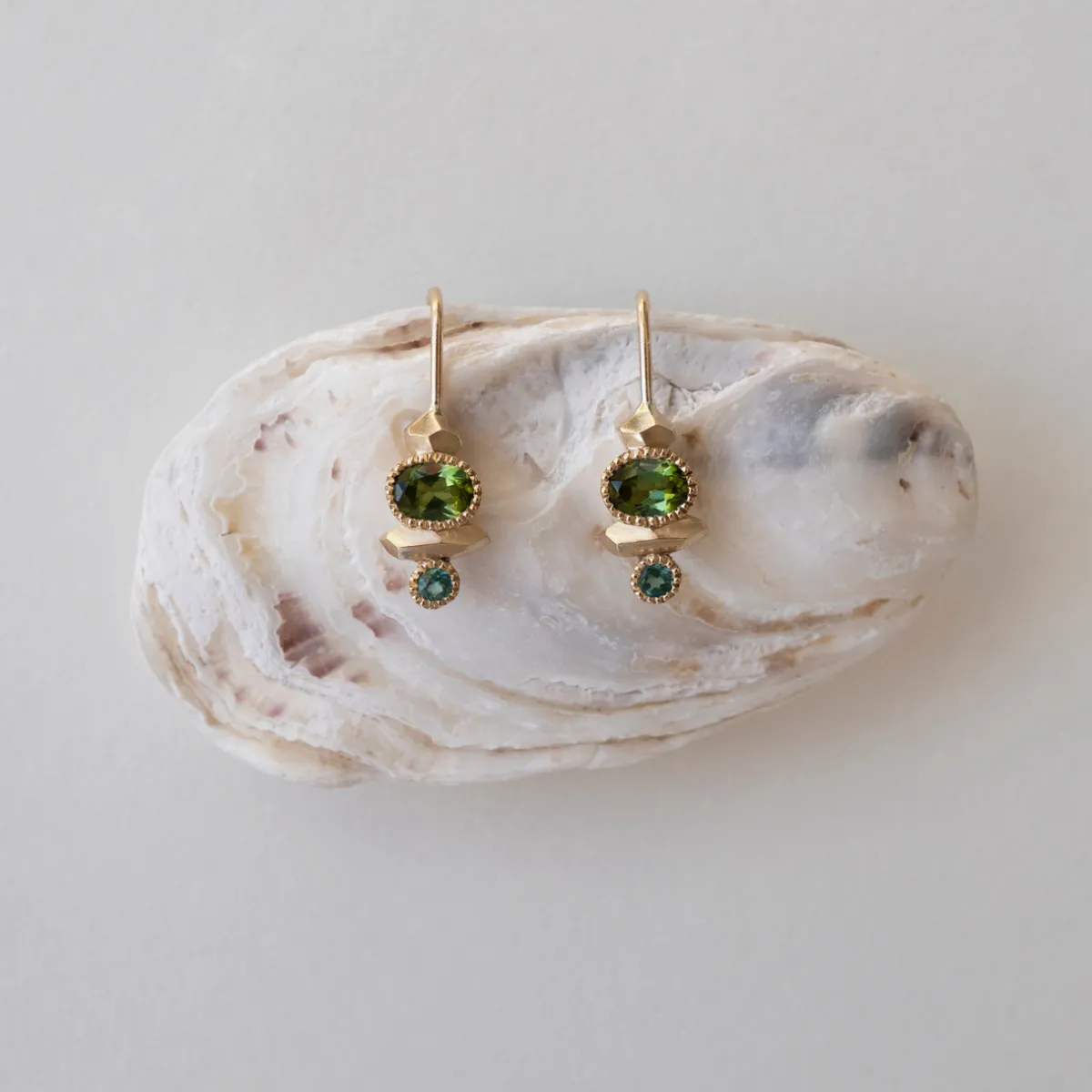 Tomfoolery Gea Cairn Tourmaline Drop Earrings Fashion