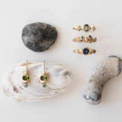 Tomfoolery Gea Cairn Tourmaline Drop Earrings Fashion