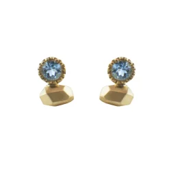 Tomfoolery Gea Duo Aquamarine Mini Studs Best
