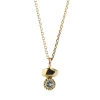 Tomfoolery Gea Duo Mini Necklace with Salt & Pepper Diamond Best