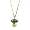 Tomfoolery Gea Marquise Necklace with Green Tourmaline Online