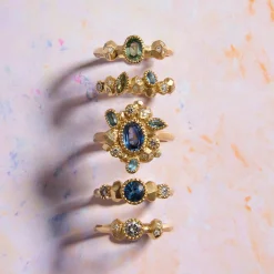 Tomfoolery Gea Multi Halo Ring Fashion