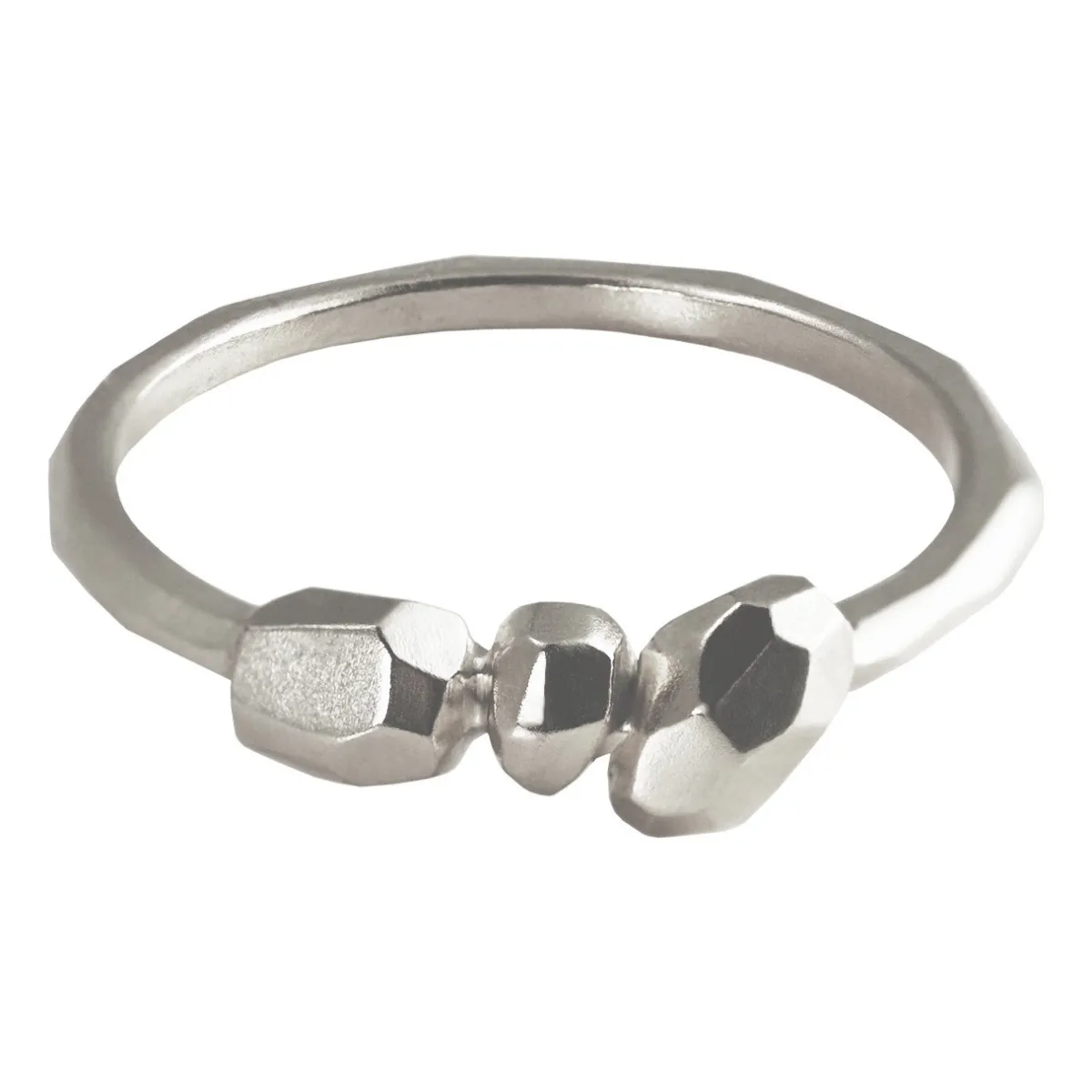 Tomfoolery Gea N3 Silver Ring New