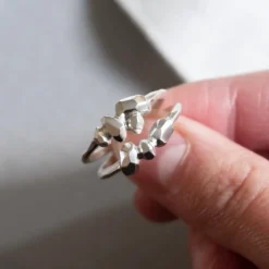 Tomfoolery Gea N3 Silver Ring New