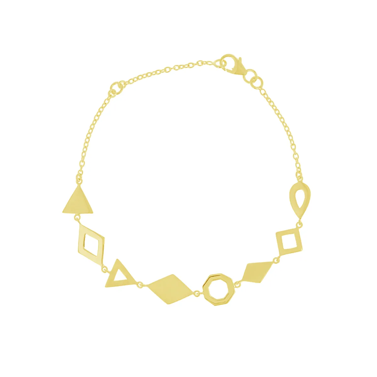 Tomfoolery Gemetric Multi Shape Bracelet Outlet