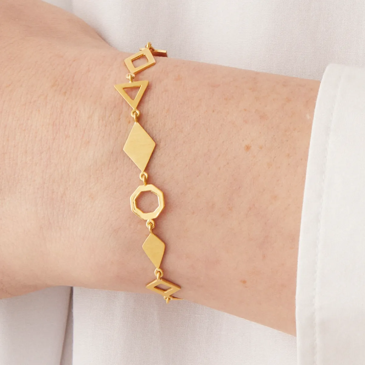 Tomfoolery Gemetric Multi Shape Bracelet Outlet