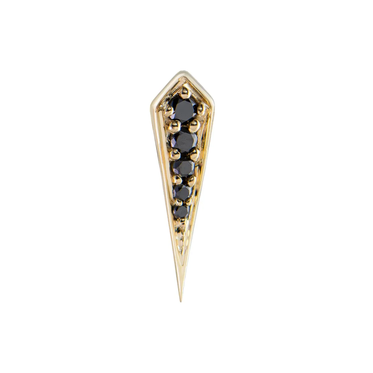 Tomfoolery Gemstone Long Point Rhombus Studs Clearance