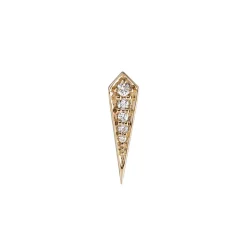 Tomfoolery Gemstone Long Point Rhombus Studs Clearance