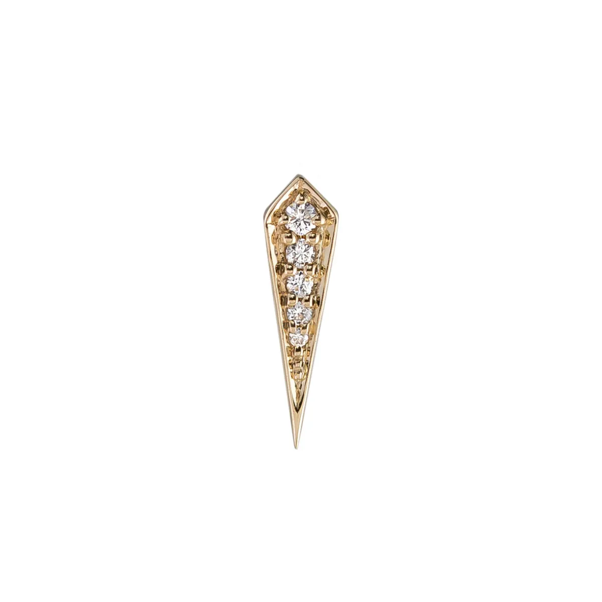 Tomfoolery Gemstone Long Point Rhombus Studs Clearance