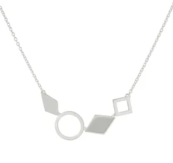 Tomfoolery Geometric Four Shape Necklace New