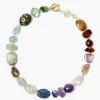 Tomfoolery Georgetta Beaded Necklace Multi Discount