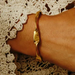 Tomfoolery Gia Gold Irreguar Cuff Best
