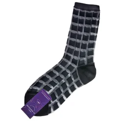 Tomfoolery Ginza Black Transparent Socks Best