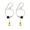 Tomfoolery Glass Bead Large Hoop Earrings Online