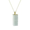 Tomfoolery Glass Long Cube Necklace Best