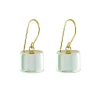 Tomfoolery Glass Short Drop Earrings New