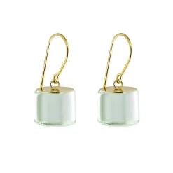 Tomfoolery Glass Short Drop Earrings New