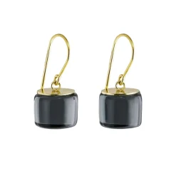 Tomfoolery Glass Short Drop Earrings New