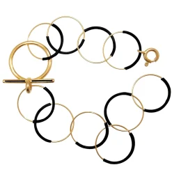 Tomfoolery Globe Loop Chain Bracelet Hot